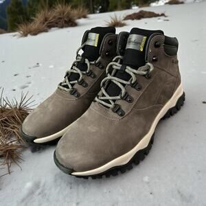 Florsheim Xplor Plain Toe Alpine Snow Boots Nubuck Leather Hiking Gray Mens 9M
